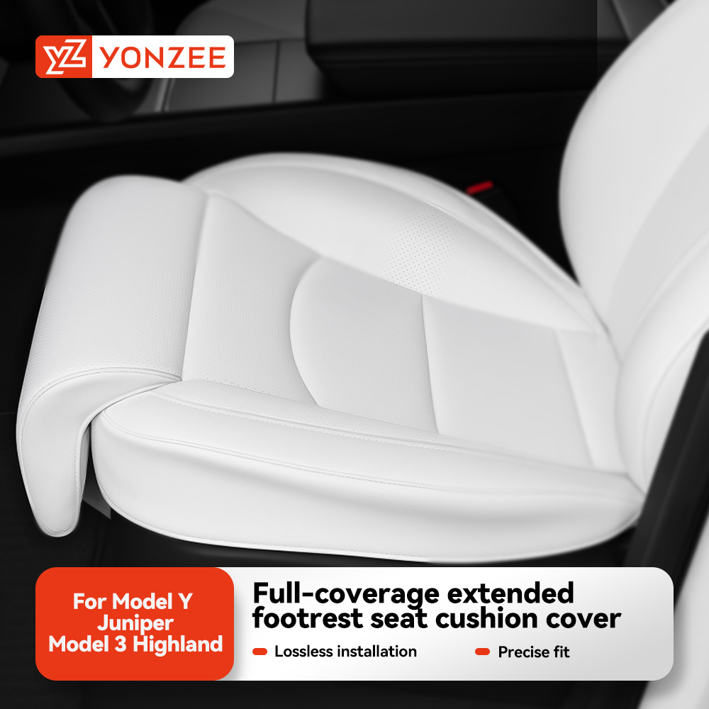 Memory Foam Car Neck Pillow Lumbar Support - YZ Tesla 2026 Model Y Juniper