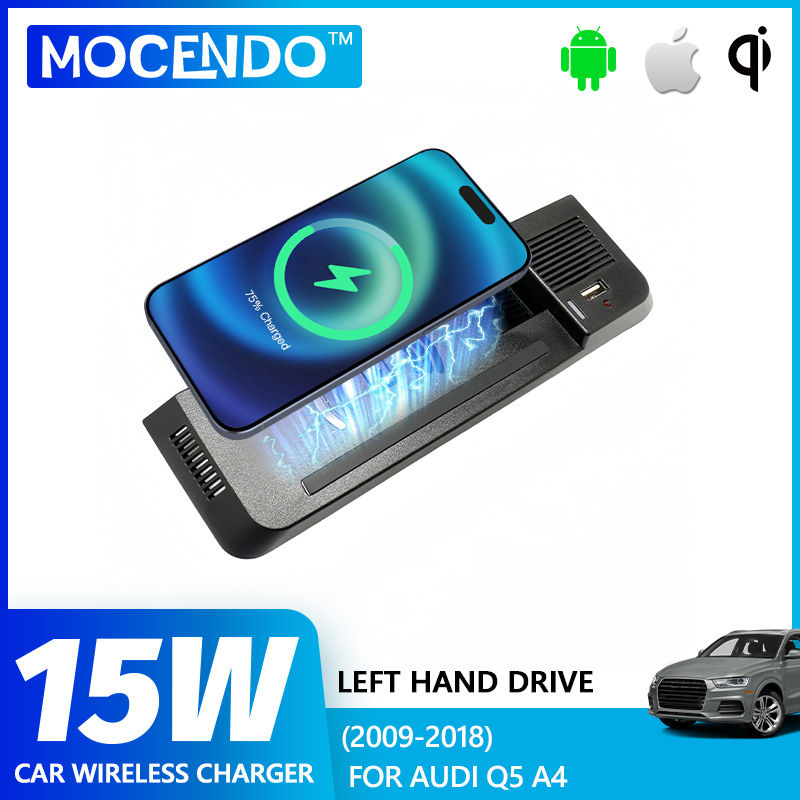 Wireless Car Charger Mount Fast Charging - Audi A4 B8 B9 A4 Allroad