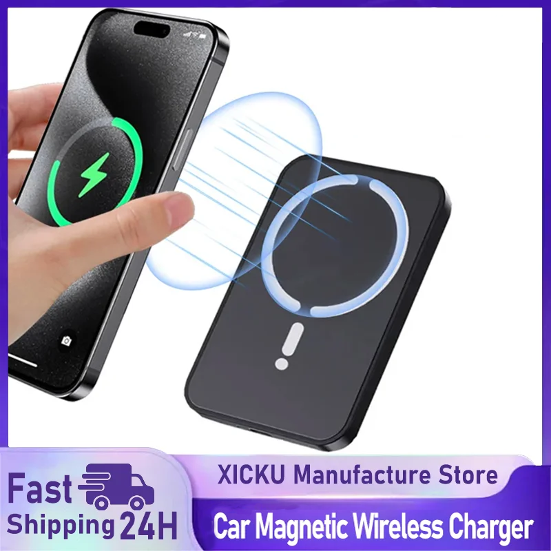 Magnetic Phone Holder For Car Vent - Manyetik Araç İçi Kablosuz Şarj Cihazı