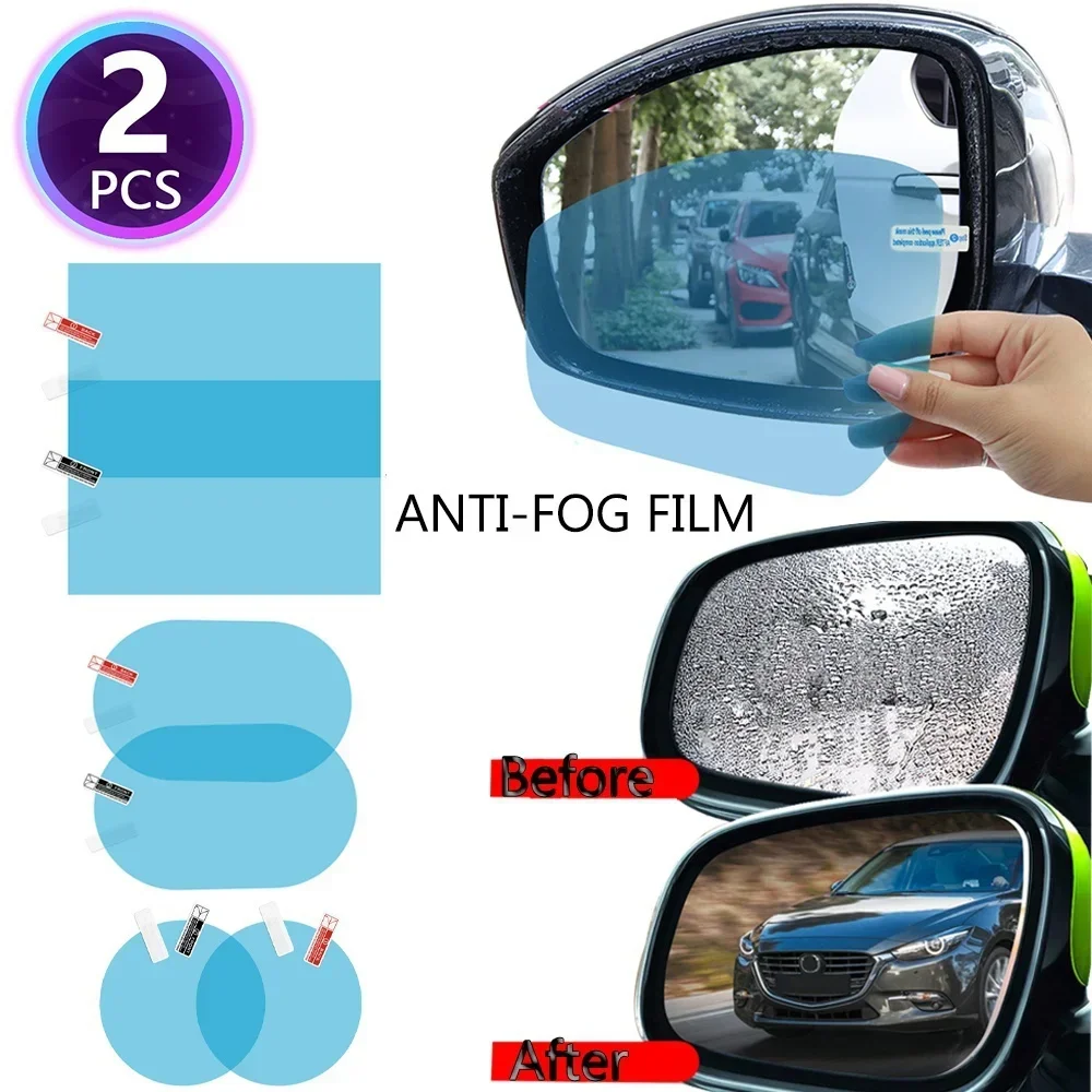 Anti Glare Car Rearview Mirror Film - Araba Dikiz Aynası Koruyucu Film Buğu