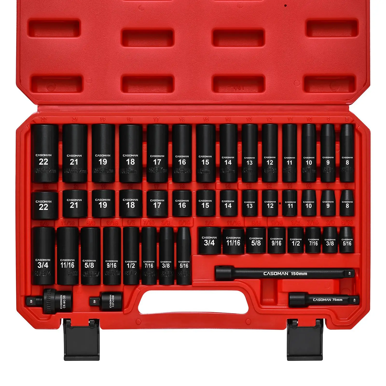 Auto Repair Tools - 49 Parça 3/8 İnç Darbeli Soket
