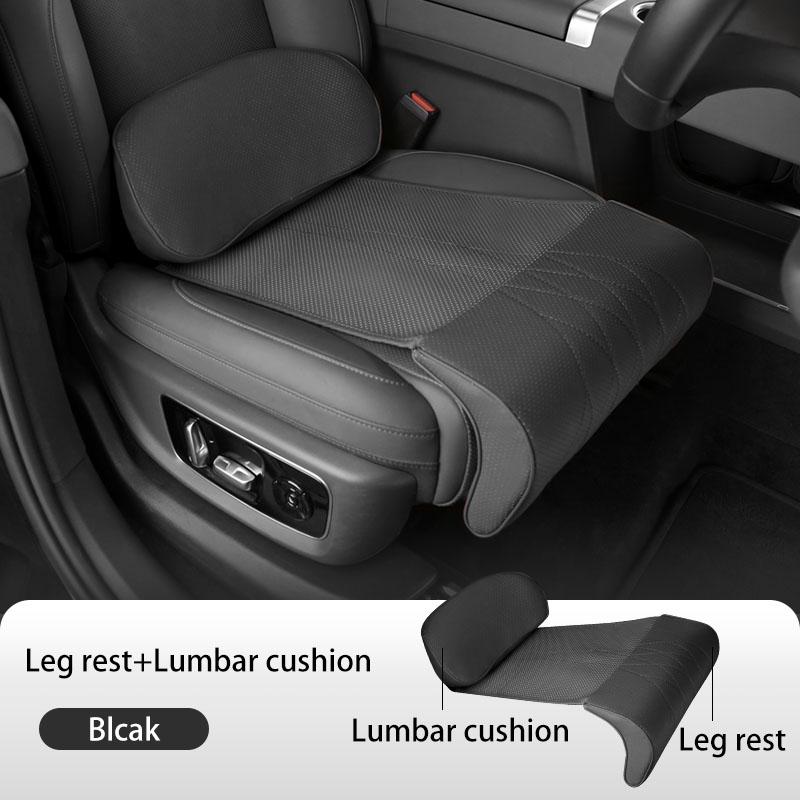 Memory Foam Car Neck Pillow Lumbar Support - Nappa Deri Bacak Desteği Uzatma Koltuk