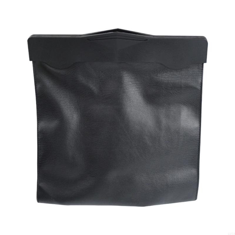 Waterproof Car Trash Can With Lid - Araba PU Deri Çöp Torbası Asılı