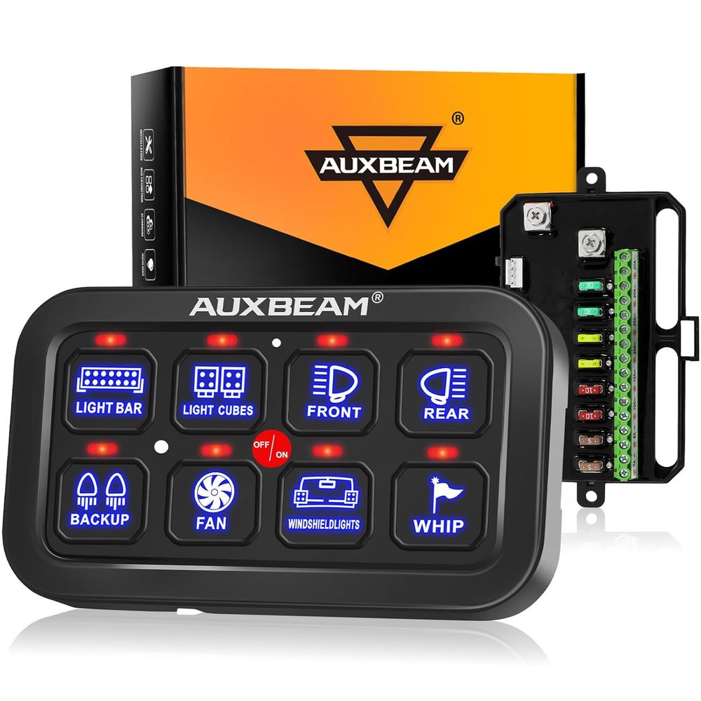 Car Electronics - 8'li Gang Anahtar Paneli BA80 Otomatik