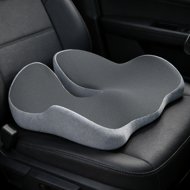 Memory Foam Car Neck Pillow Lumbar Support - Taşınabilir Yavaş Geri Dönüşlü Bellek Köpük