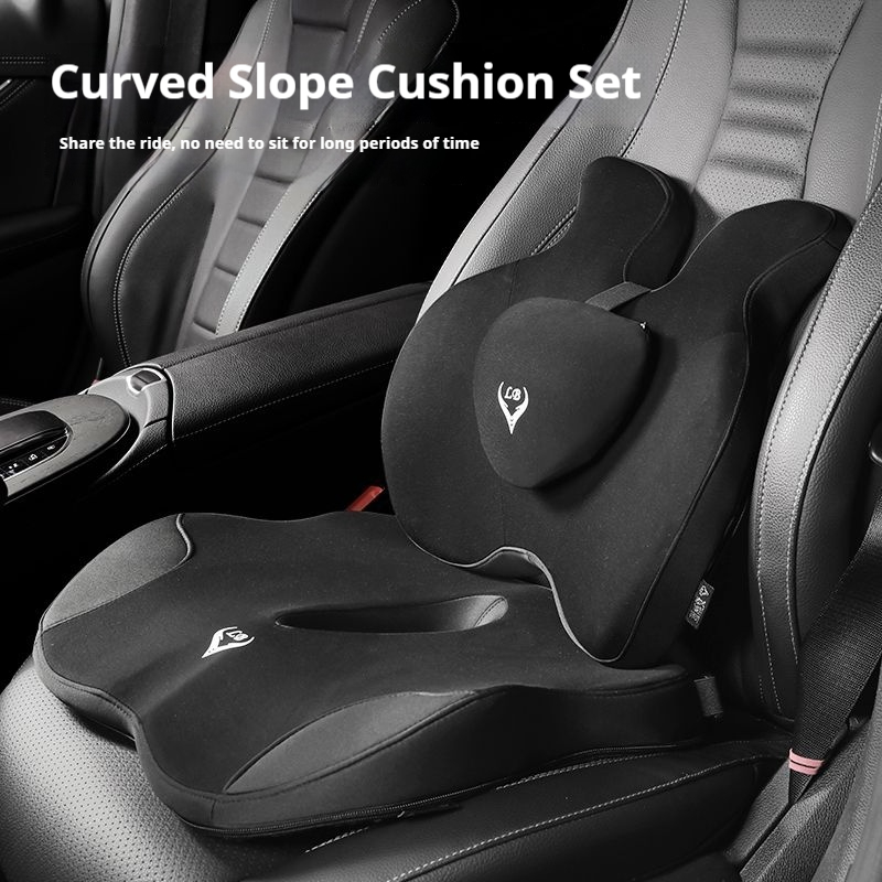 Memory Foam Car Neck Pillow Lumbar Support - Bellek Köpük ofis koltuğu Minderi Araba