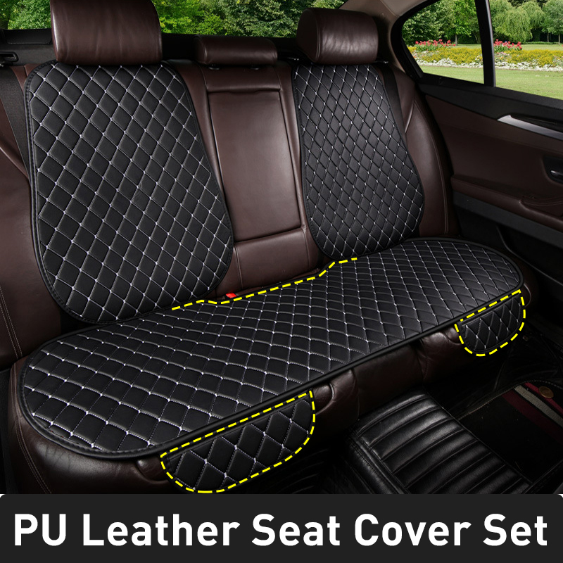 Leather Car Seat Covers Full Set Universal - PU Deri Araba Koltuk Kılıfları Tam