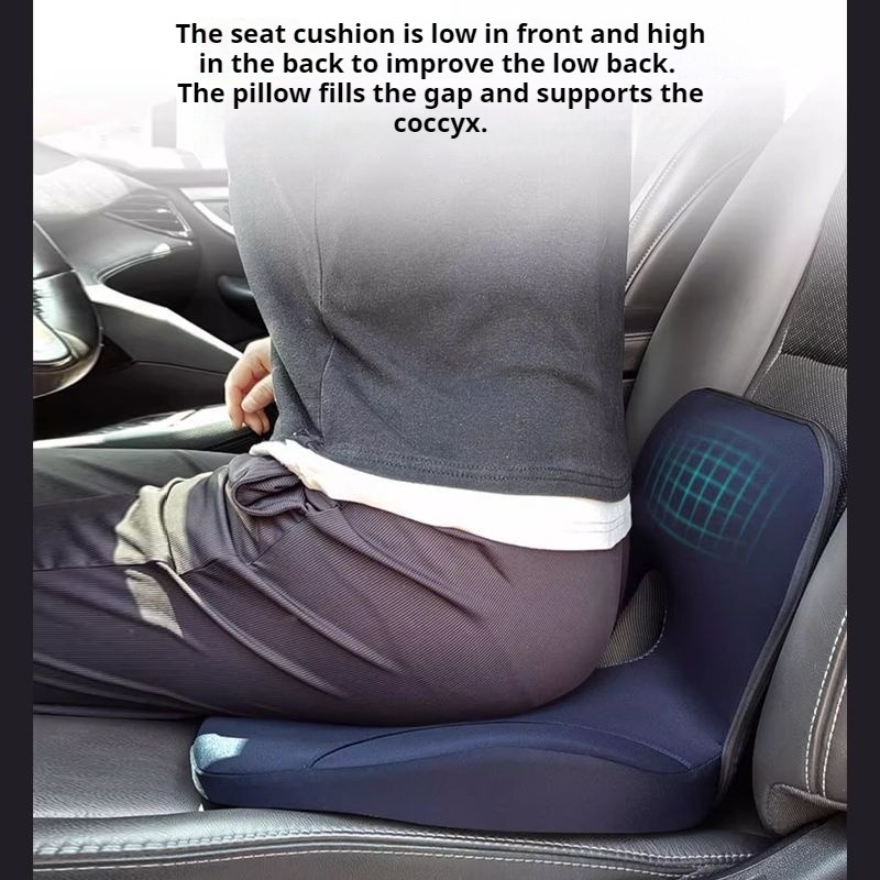 Araba Ana Sürücü Koltuğu Yükse - Memory Foam Car Neck Pillow Lumbar Support incelemesi ve fiyatı