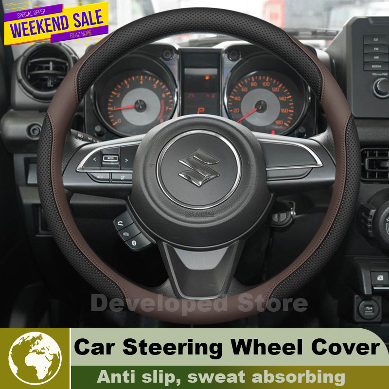 Deri Araba Direksiyon Kapağı S - Car Steering Wheel Cover Anti Slip Breathable incelemesi ve fiyatı