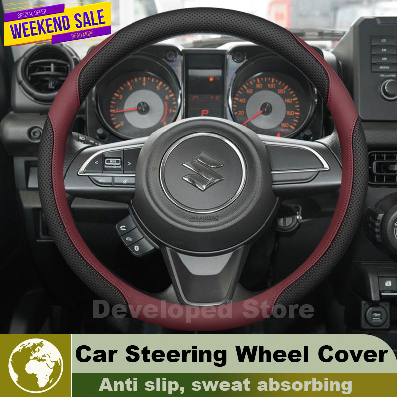 Deri Araba Direksiyon Kapağı S - Car Steering Wheel Cover Anti Slip Breathable incelemesi ve fiyatı