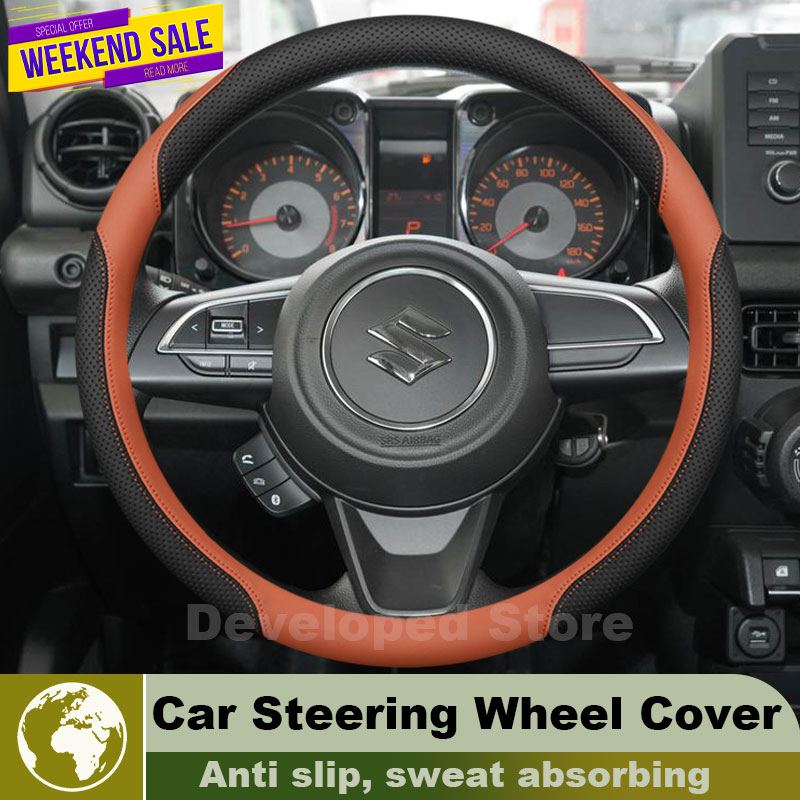 Deri Araba Direksiyon Kapağı S - Car Steering Wheel Cover Anti Slip Breathable incelemesi ve fiyatı