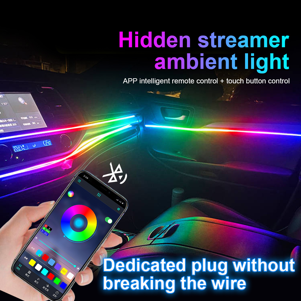 18 in 1 64 Renk RGB Senfoni Ar - Led Ambient Interior Car Lights App Control incelemesi ve fiyatı