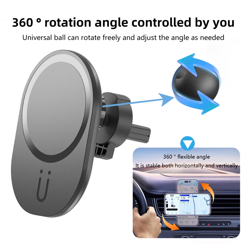Mini Manyetik Kablosuz Araç Şa - Magnetic Phone Holder For Car Vent incelemesi ve fiyatı