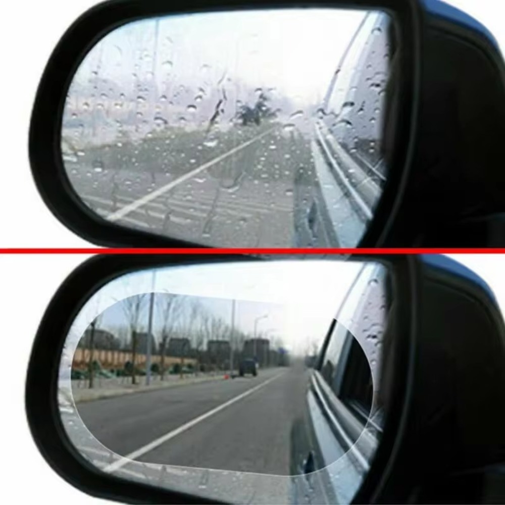 2/1 adet evrensel anti-sis par - Anti Glare Car Rearview Mirror Film incelemesi ve fiyatı