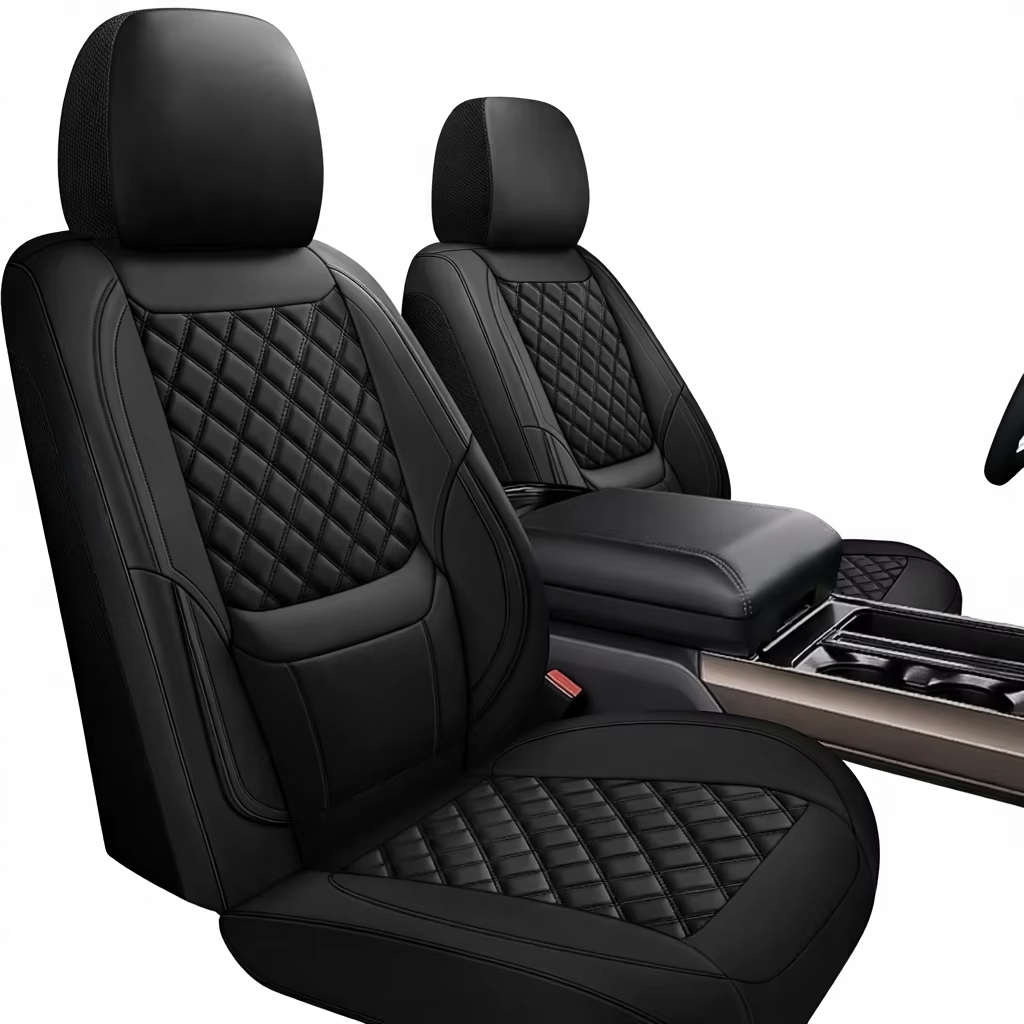 Toptan Evrensel Suni Deri Ön v - Leather Car Seat Covers Full Set Universal incelemesi ve fiyatı