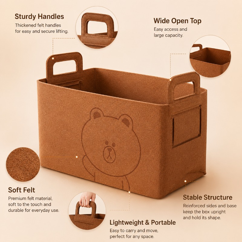 20L Büyük Keçe Bagaj Düzenleyi - Car Trunk Organizer Foldable Storage Box incelemesi ve fiyatı
