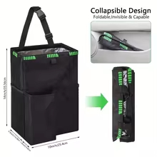 Siyah Araba Su Geçirmez Çöp To - Waterproof Car Trash Can With Lid incelemesi ve fiyatı