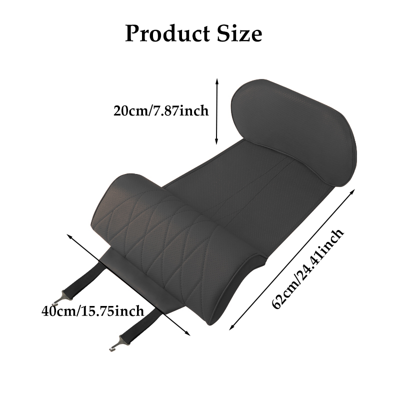 Nappa Deri Bacak Desteği Uzatm - Memory Foam Car Neck Pillow Lumbar Support incelemesi ve fiyatı