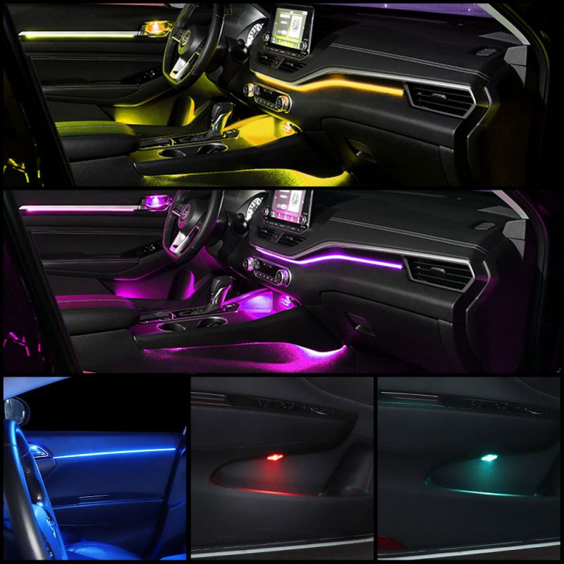 LED Araç İçi Ambiyans Aydınlat - Led Ambient Interior Car Lights App Control incelemesi ve fiyatı