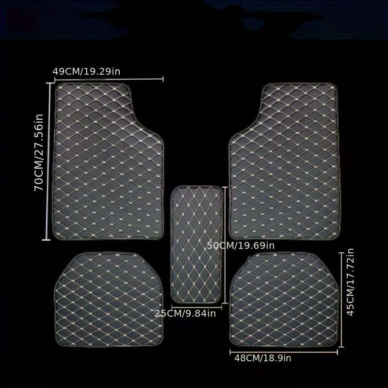 5 Parçalı Evrensel Araba Paspa - Car Floor Mats Universal Waterproof Leather incelemesi ve fiyatı