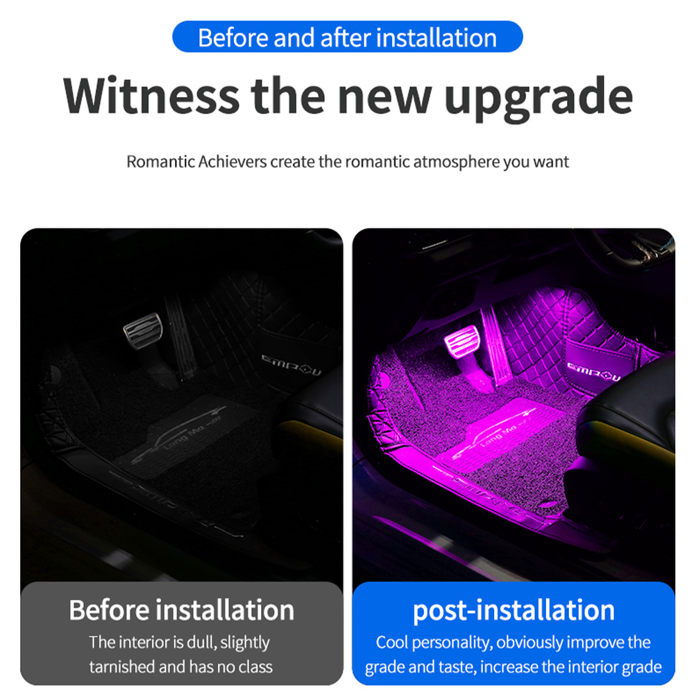 Araba Ortam Dekoratif Lambalar - Led Ambient Interior Car Lights App Control incelemesi ve fiyatı