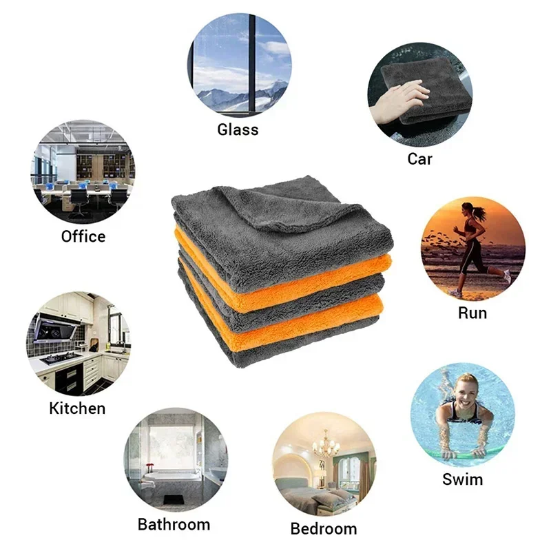 1-3 adet araba yıkama mikrofib - Microfiber Car Drying Towel Super Absorbent incelemesi ve fiyatı