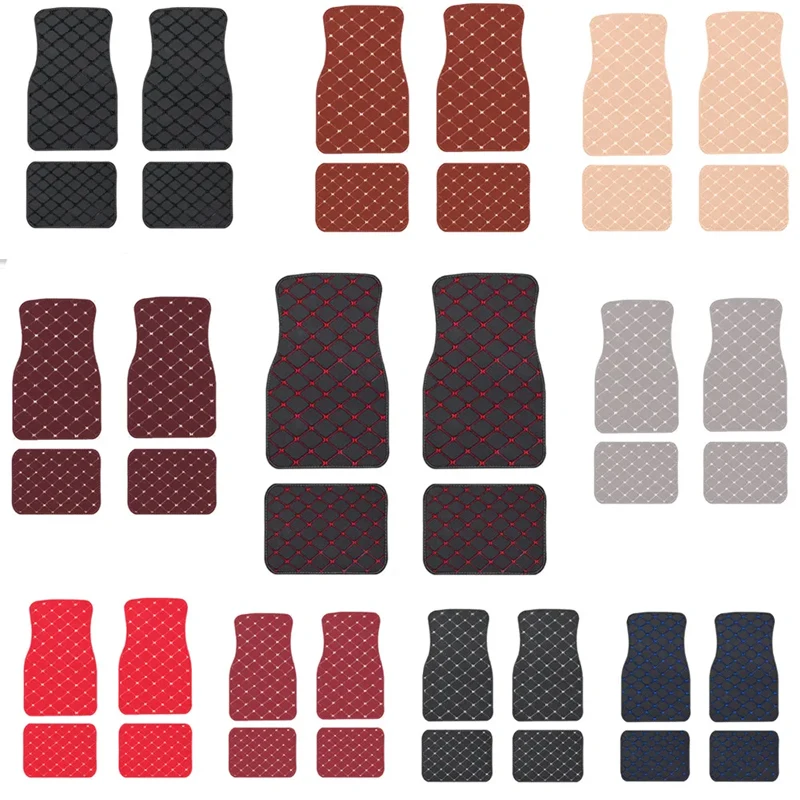 Araba Paspaslar 4 ADET Evrense - Car Floor Mats Universal Waterproof Leather incelemesi ve fiyatı